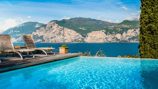 hotel piscina malcesine lago di garda