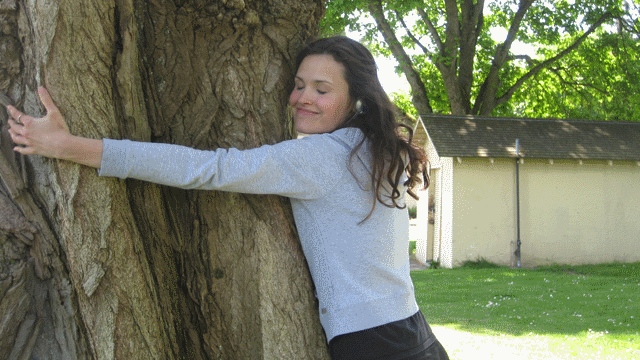 tree hugging