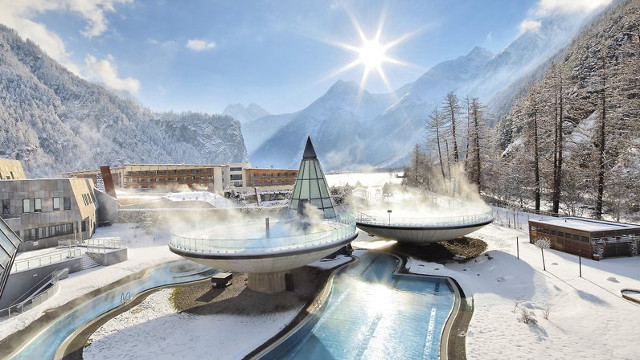 Aqua Dome, hotel con piscine termali in Austria