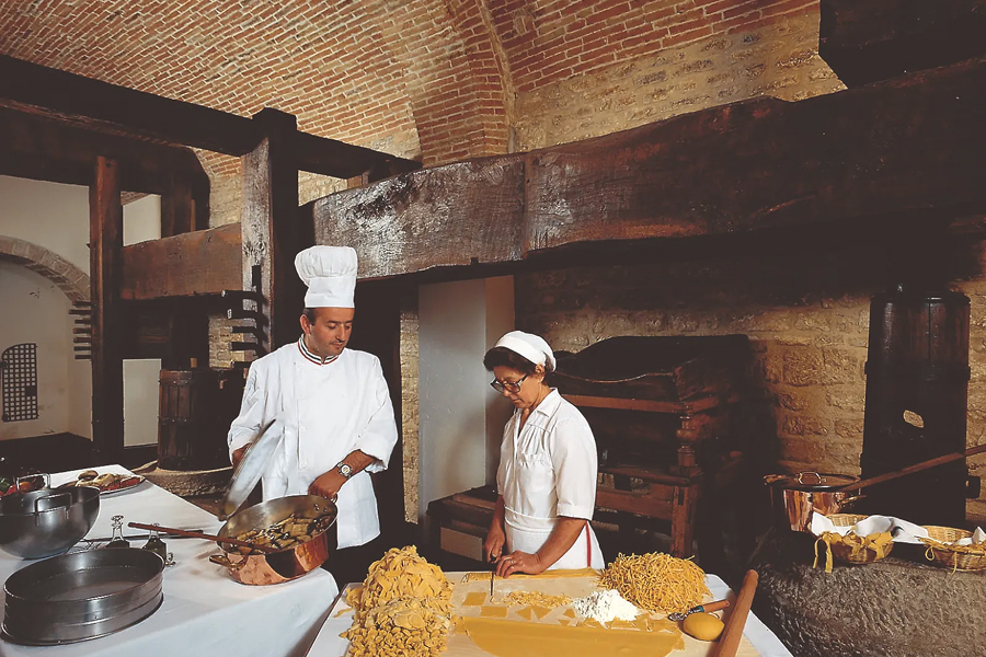 Le cucine del Park Hotel ai Cappuccini