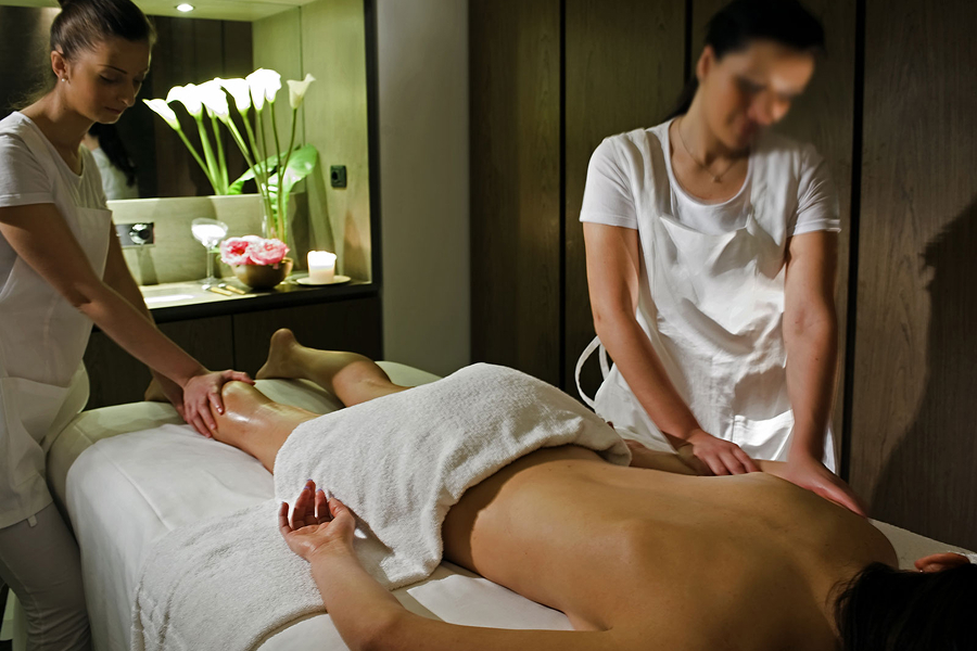 Massaggio nella Spa del Park Hotel ai Cappuccini
